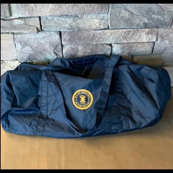 NRA | ILA Second Amendment Second Century | Blue & Yellow Zipper Duffle Bag Tote - Picture 7 of 7